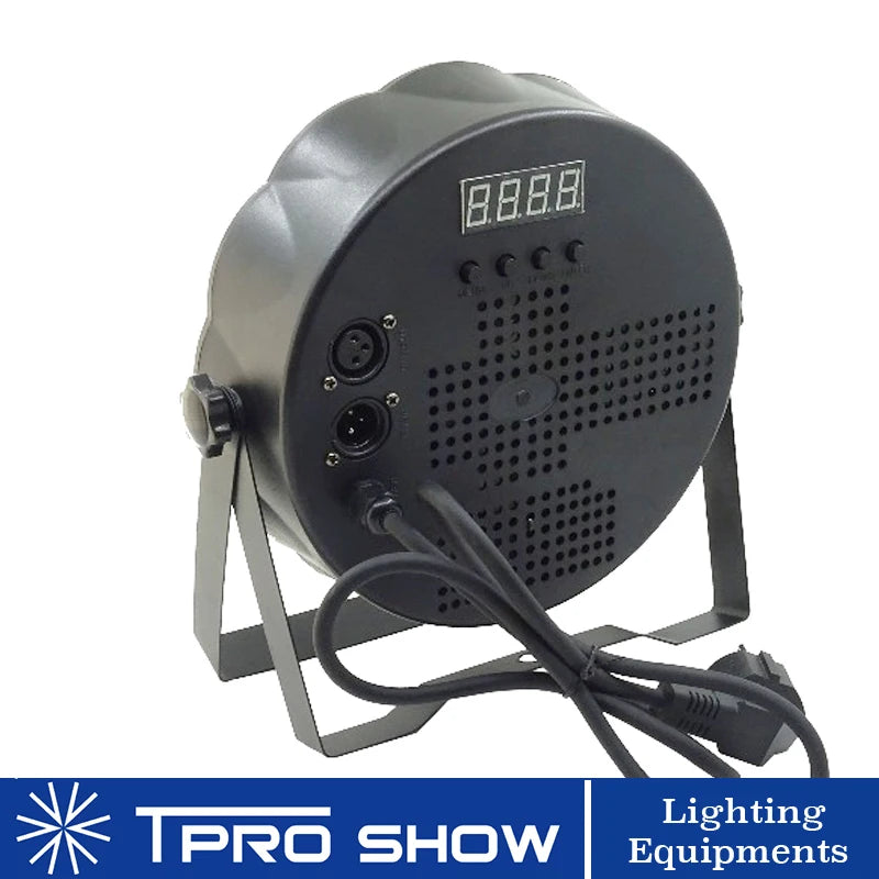 UV Spotlight Sound Party Lights Flat Black Light DMX 512 LED PAR Violet Stroboscope Disco Light Effect For Stage Club Home DJ