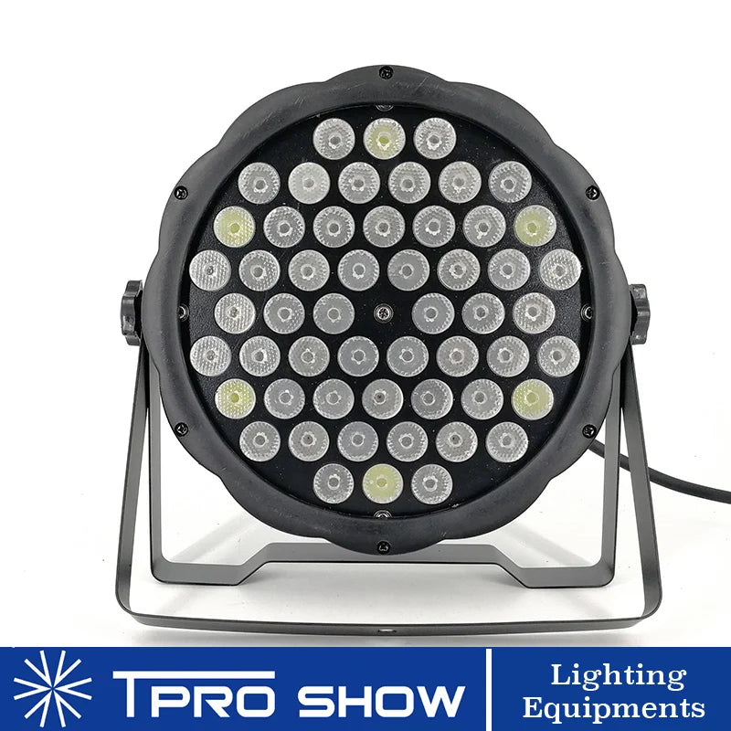 UV Spotlight Sound Party Lights Flat Black Light DMX 512 LED PAR Violet Stroboscope Disco Light Effect For Stage Club Home DJ