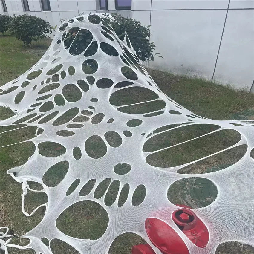 Halloween Decorations Outdoor Spider Web Cut Your Own Giant Stretchy Beef Netting Spiders Webbing Gauze Haunted Decor