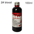 1 Bottle Halloween Emulation Fake Props Makeup Blood 30-100ml Blood Whole Cosplay Prank Props Makeup Person Plasma Fake