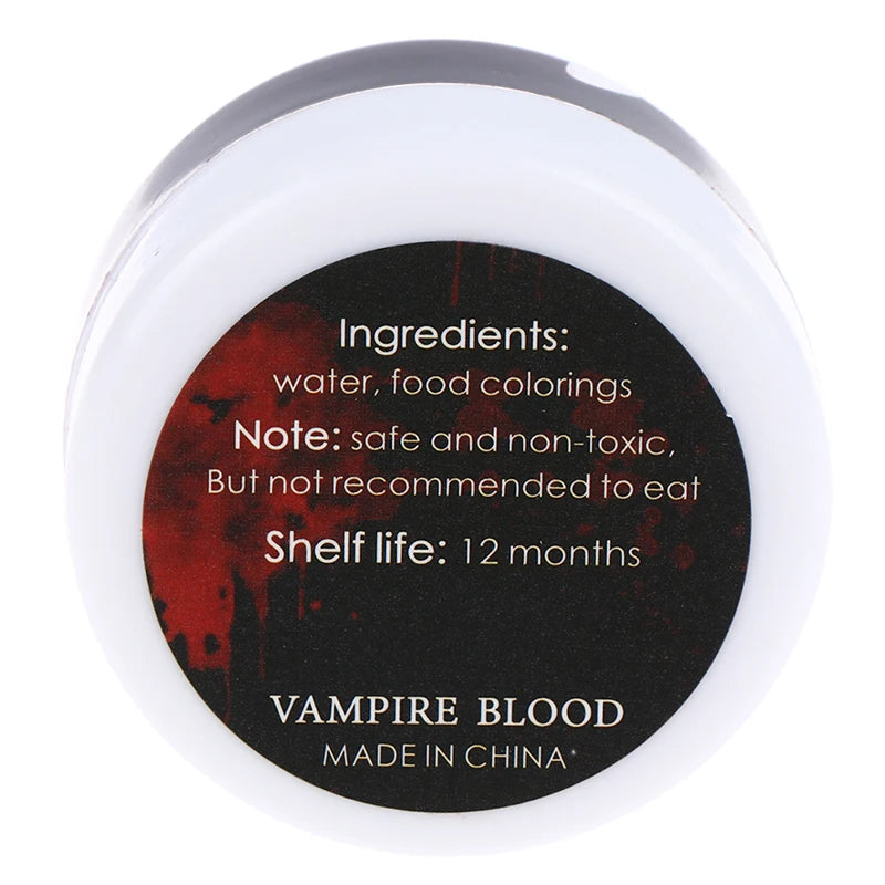 Thick Blood Fake Clot Blood Gel Makeup Vampires Scars For Halloween Cosplay 1Oz