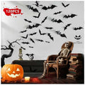 120pcs Halloween Bats Decorations for Outdoor and Indoor Use 3D Bat Stickers Ideal for Wall Window Home Kitchen Scary Theme Par