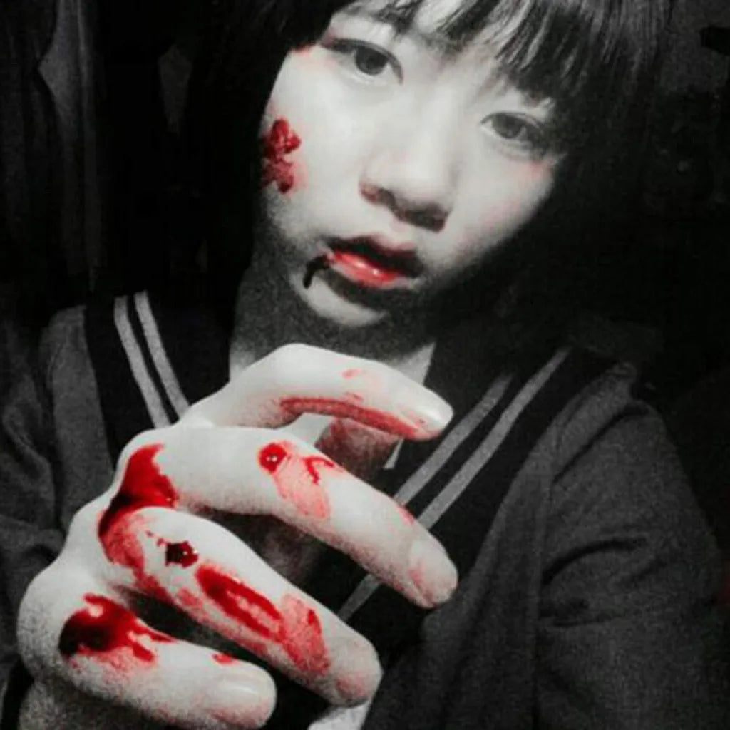 1 Bottle Halloween Emulation Fake Props Makeup Blood 30-100ml Blood Whole Cosplay Prank Props Makeup Person Plasma Fake