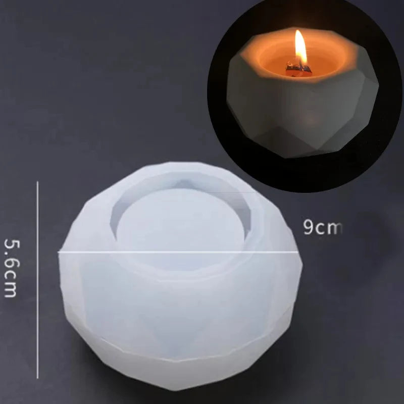 Spider Candle Holder Silicone Mold Candle Light Pumpkin Lamp for Home Bar Haunted House Halloween Decor