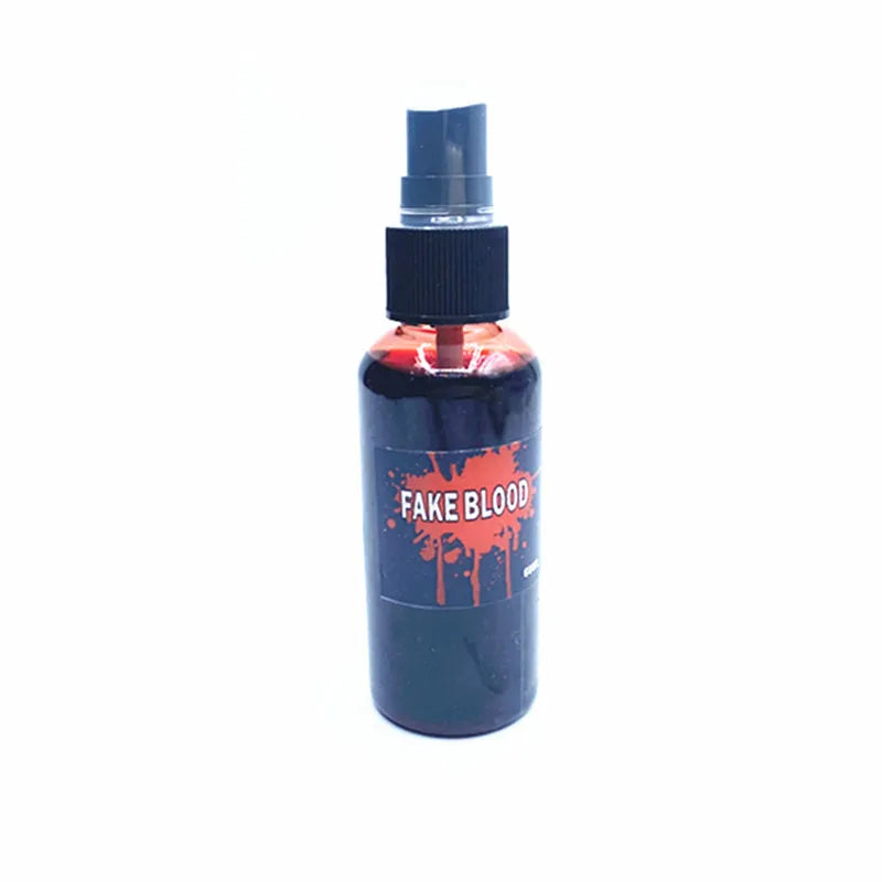 Halloween Plasma Spray Create Realistic Blood Effects Horror Fake Blood Spray Halloween Cosplay Makeup Washable Eye Blood Drops