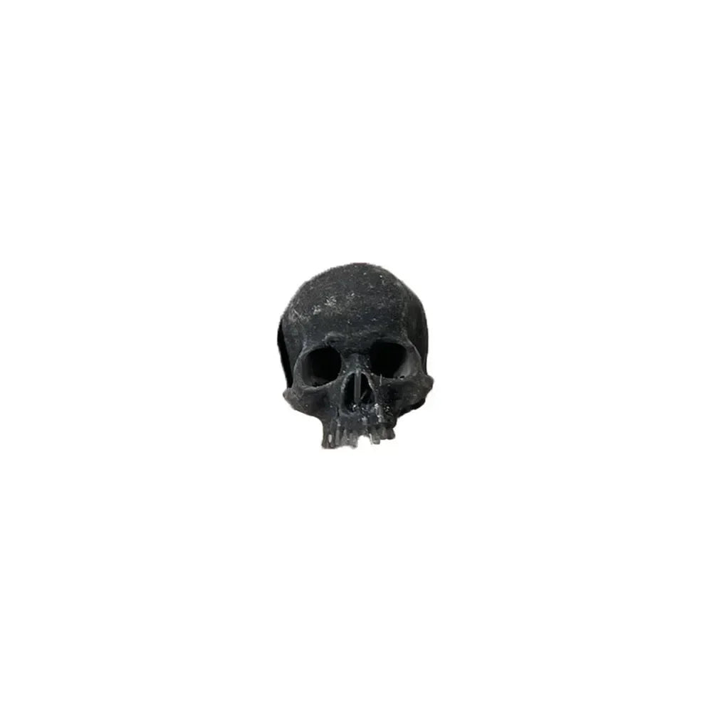 High-quality Mini Skull Model Mini Human Skull Model Halloween Home Decoration Dollhouse Plant Fish Tank Decoration