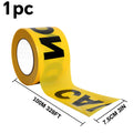 Heavy-duty, 3" x 328 ft reusable caution tape for construction, hazard marking, crime scenes, events, and Halloween decor.