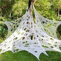 Halloween Decorations Outdoor Spider Web Cut Your Own Giant Stretchy Beef Netting Spiders Webbing Gauze Haunted Decor